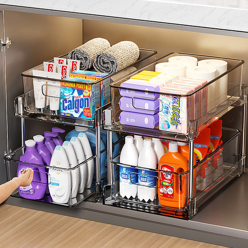 加粗加厚碳钢的下水槽置物架