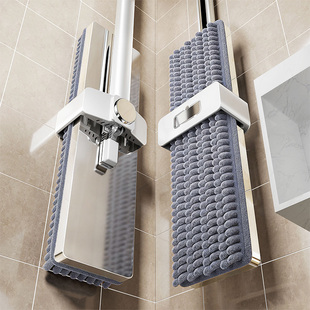 日本拖把家用一拖净干湿两用雪尼尔免手洗平板拖把地拖布2025新款