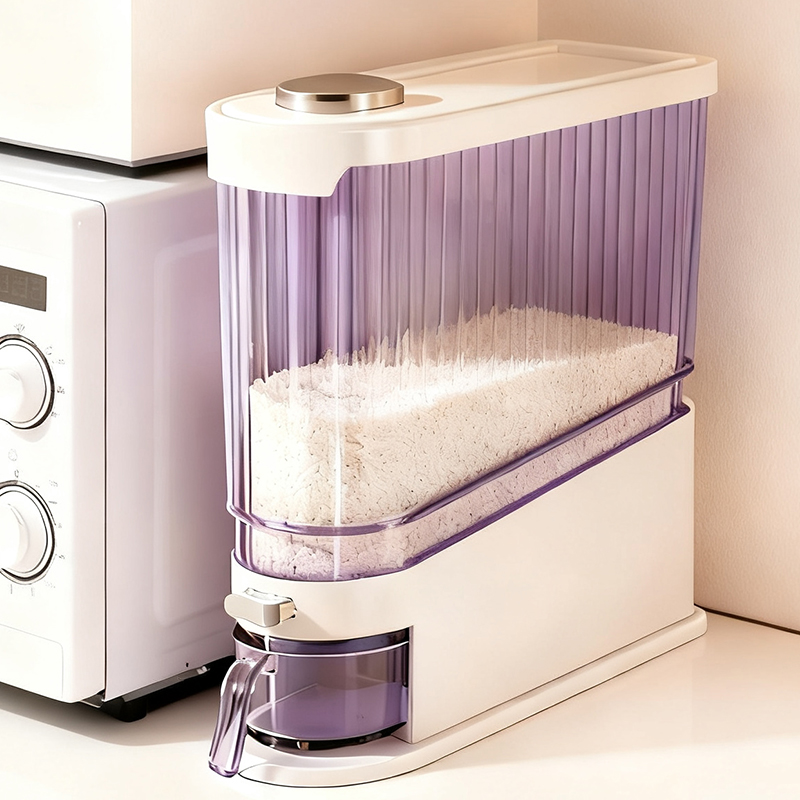 日本抗菌辅食级窄缝款米桶