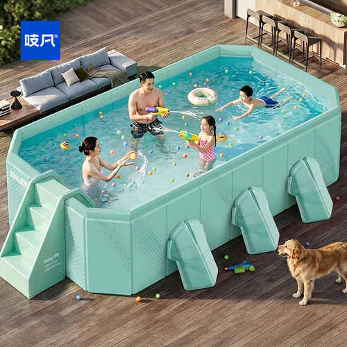 日本【免充气】儿童家用游泳池