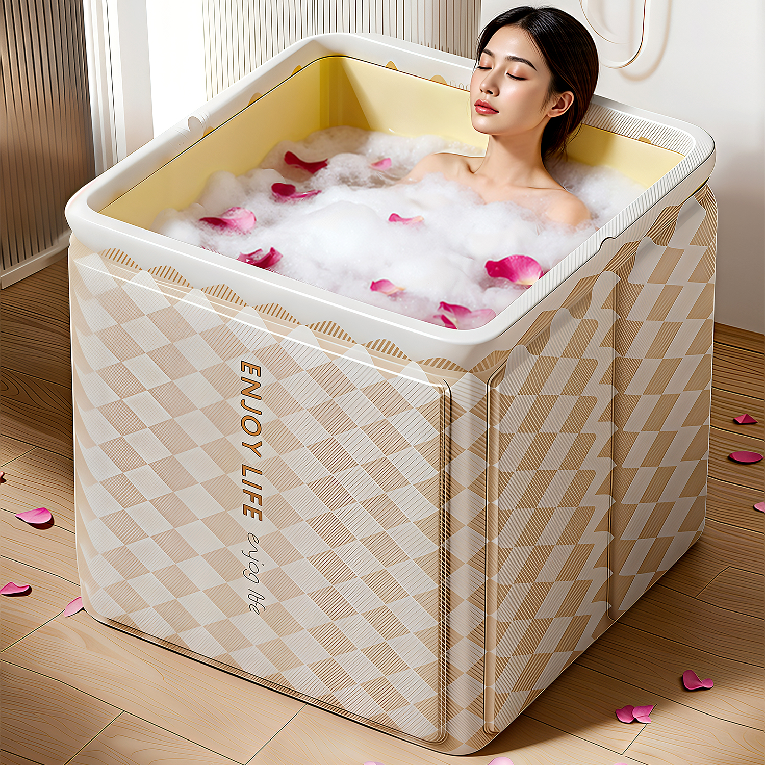 免安装【展开即用】泡澡桶