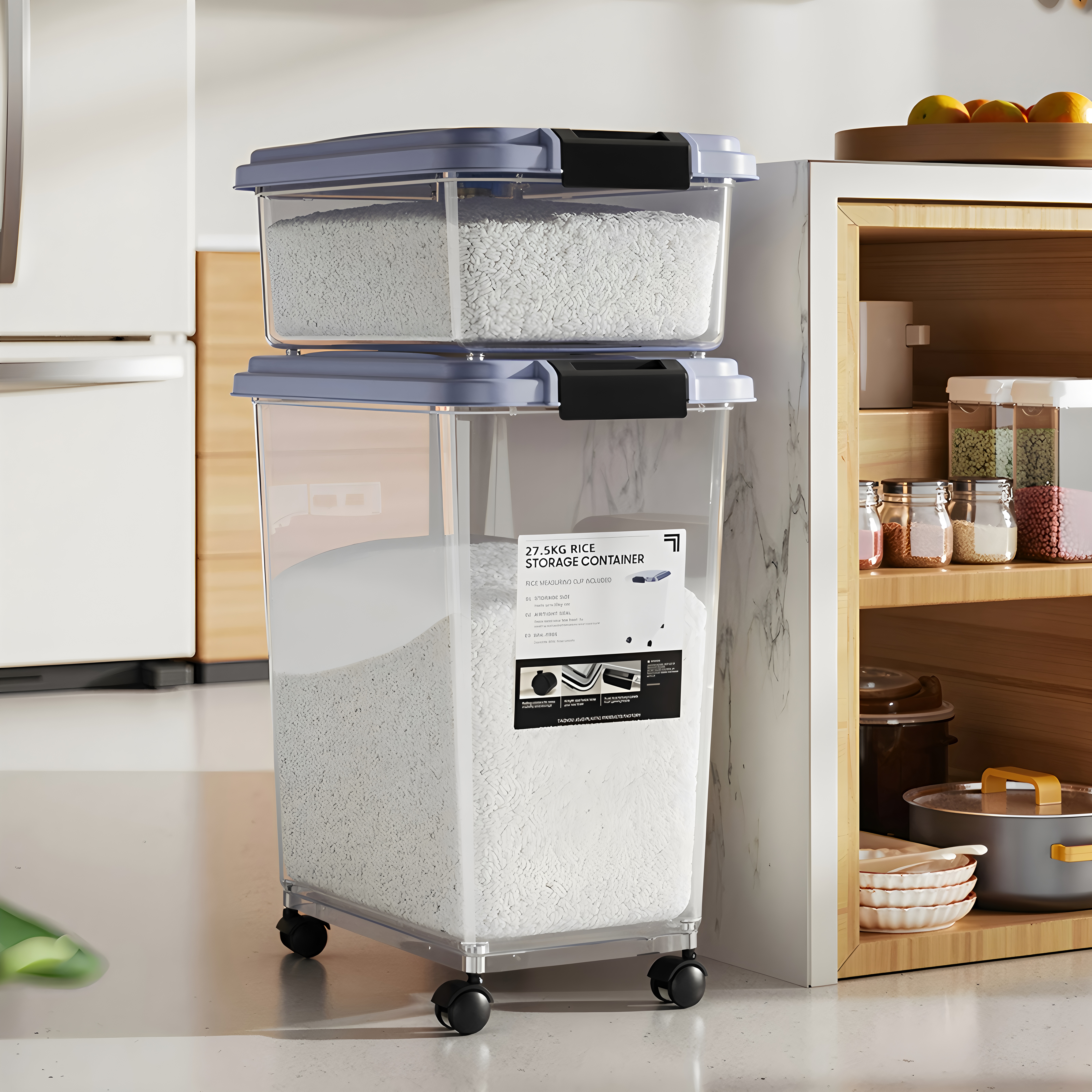 30斤50斤家用防潮防虫密封米面桶