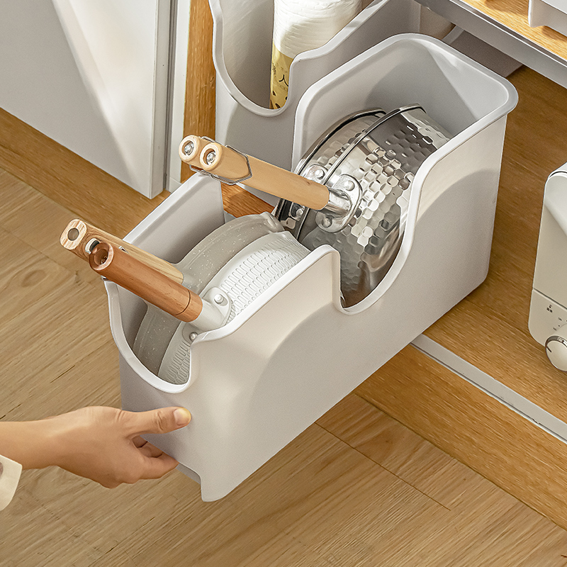 厨房锅具收纳架橱柜锅盖收纳盒