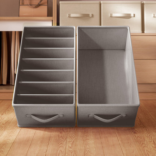 日本布艺衣服裤子收纳盒