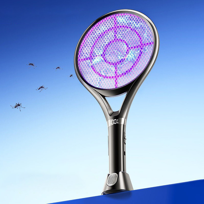 日本2026新款电蚊拍充电式家用超强力灭蚊子苍蝇电网拍二合一神器