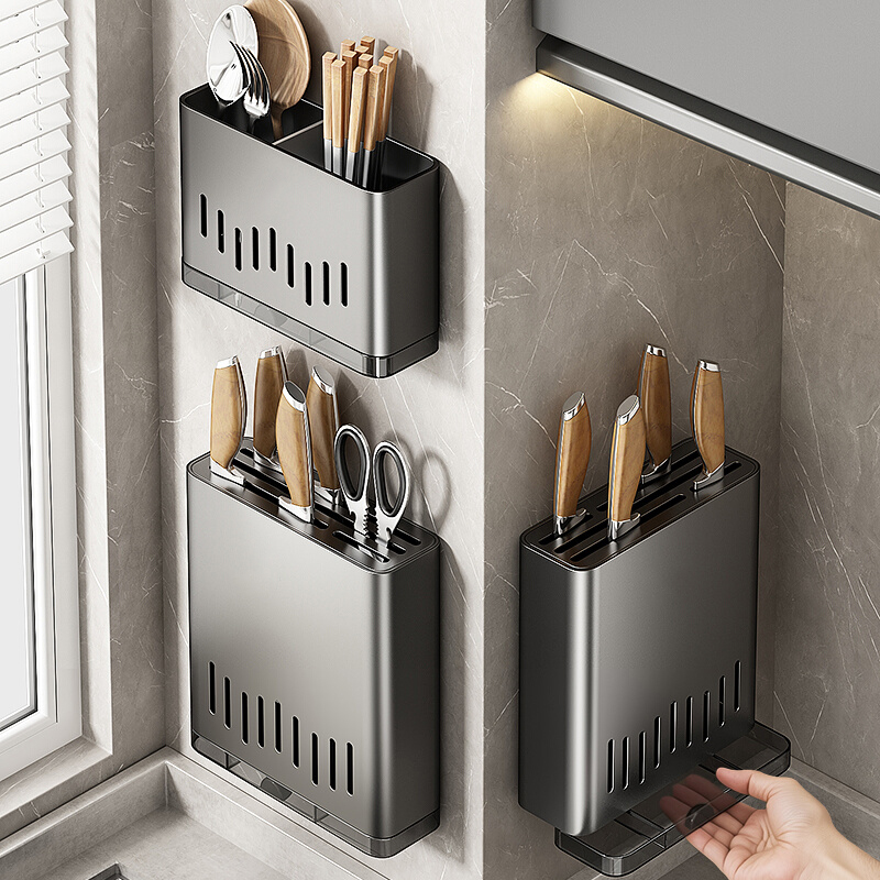 刀架置物架家用壁挂式刀具收纳架