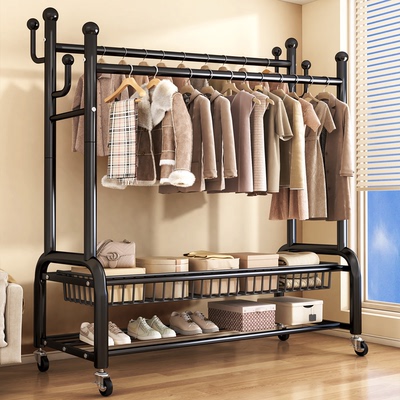 日本压不弯の落地挂衣架