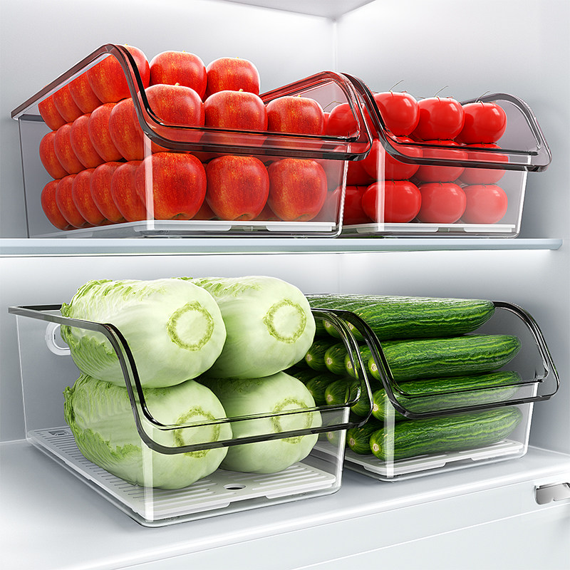 日本冰箱收纳盒整理盒食品级鸡蛋蔬菜分类抽屉式储物盒保鲜盒冷冻,收纳整理,食物收纳盒,淘宝优惠券,粉丝福利购,淘宝优惠卷