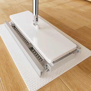 日本夹布拖把家用一拖净干湿两用全自动夹布懒人专用平板拖地神器