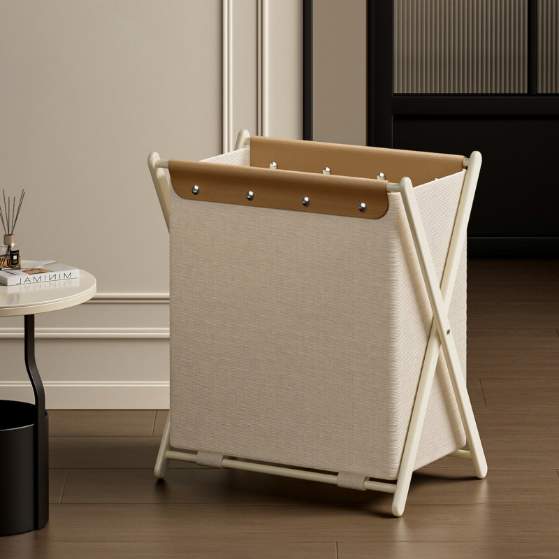日本脏衣篓家用高颜值脏衣服收纳筐网红脏衣篮客厅放衣神器可折叠