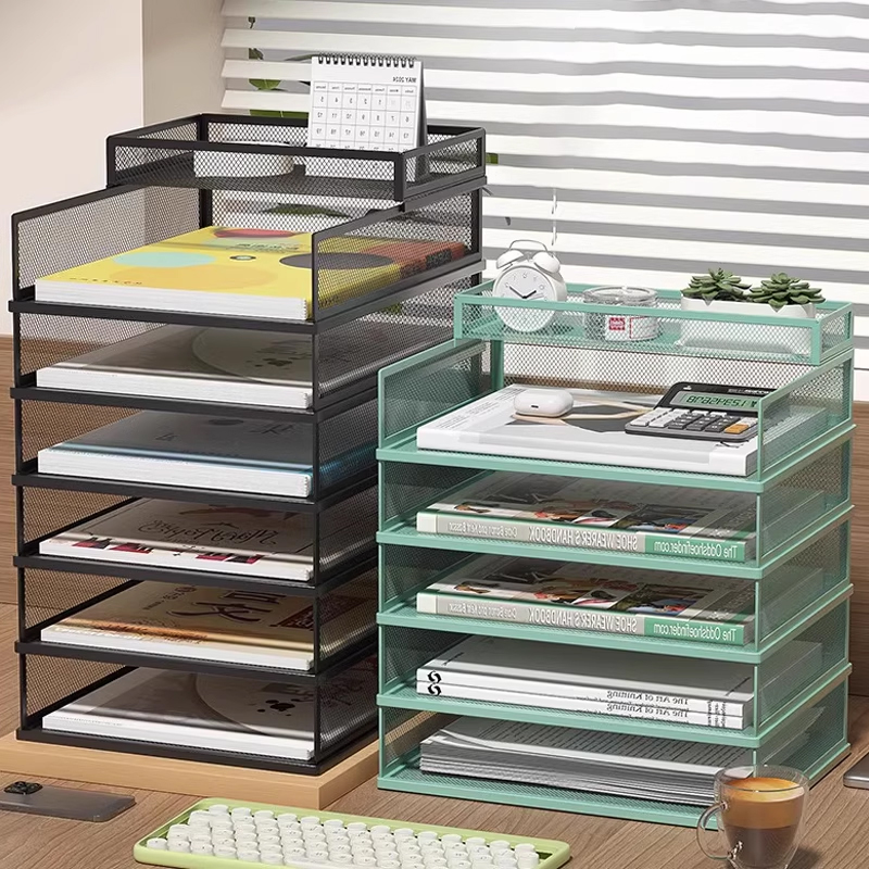 桌面书架桌面置物架文件收纳架