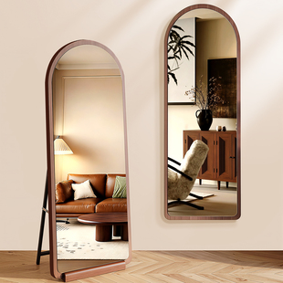 日本中古全身镜落地镜家用简约镜子穿衣镜挂墙卧室客厅女生试衣镜
