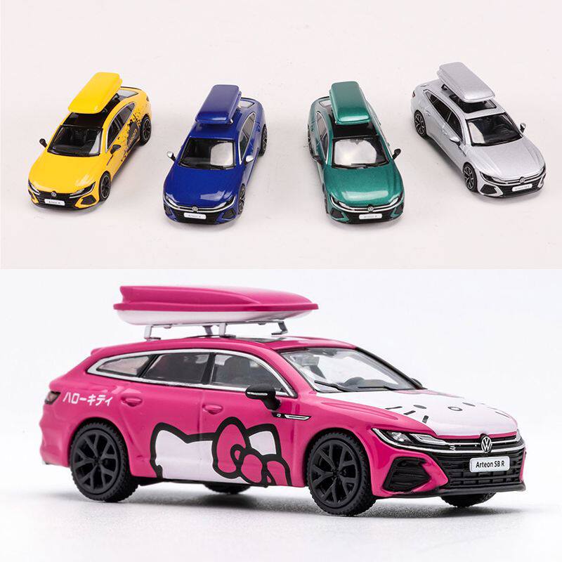 GCD 1:64大众CC轿跑Arteon R猎装版 仿真合金汽车模型收藏摆件