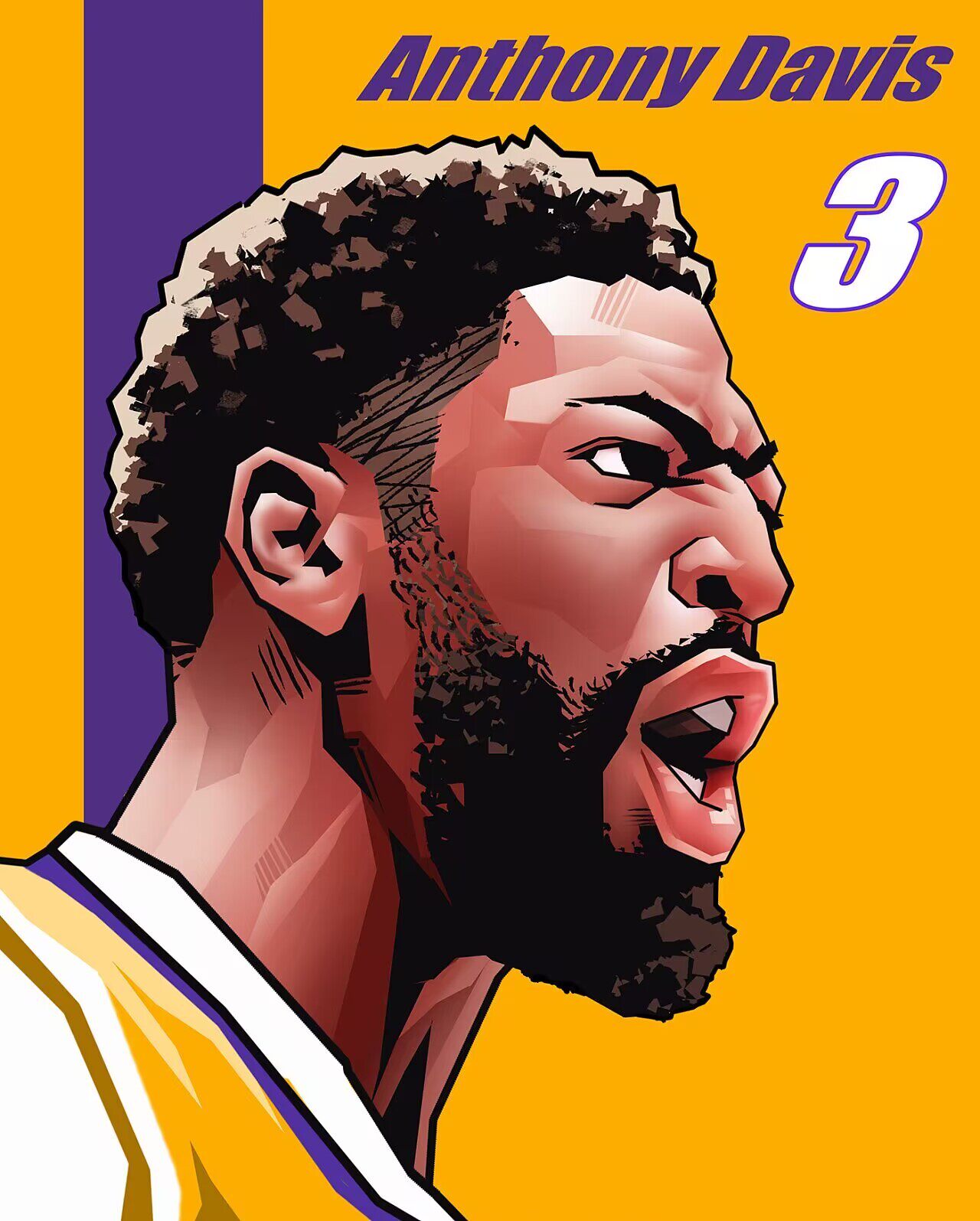 浓眉哥戴维斯3号球衣Anthony Davis城市奖励版篮球服