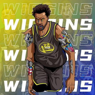 安德鲁·威金斯22号球衣Wiggins城市复古版枸杞哥 嘴哥篮球服