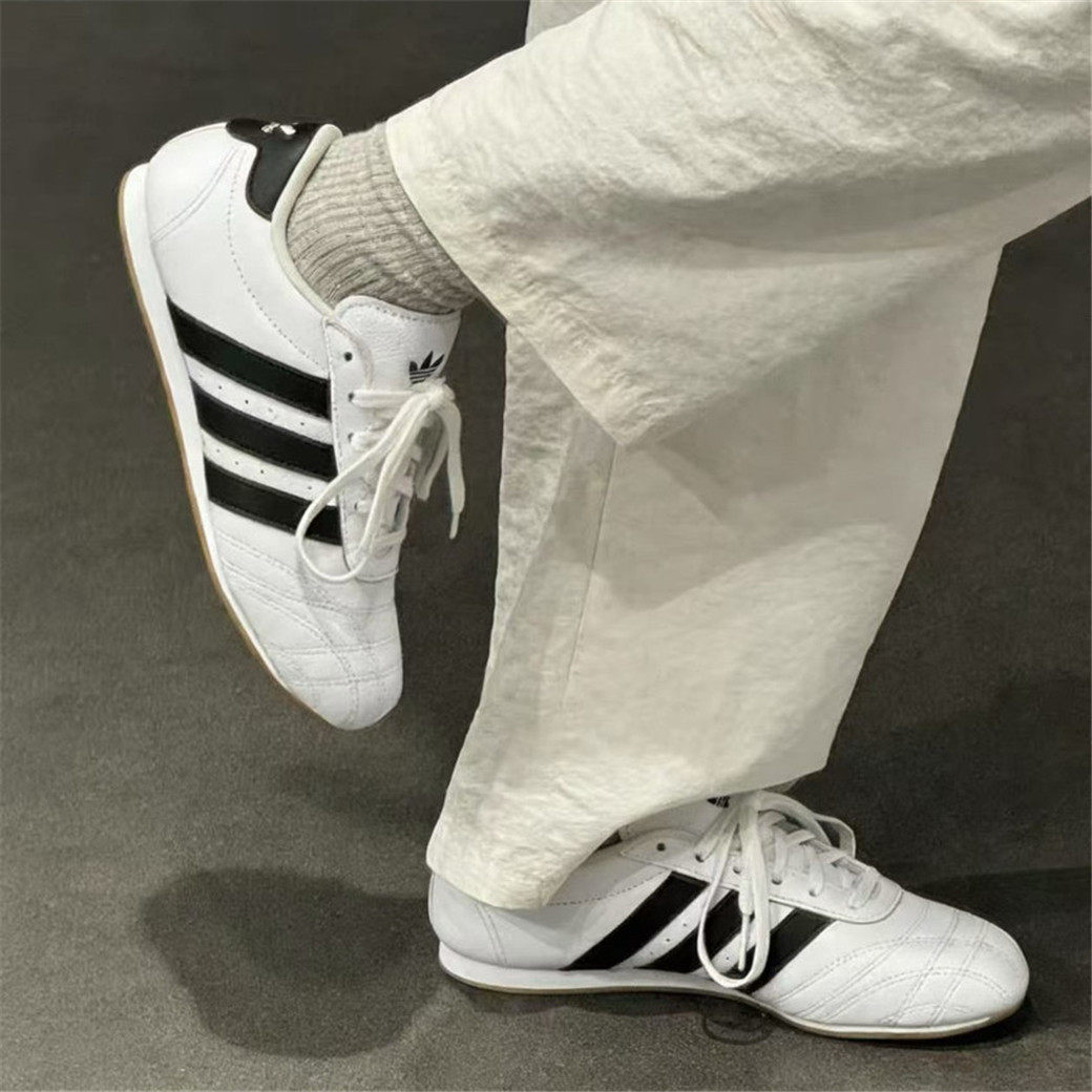 adidas Originals Taekwondo防滑低帮耐磨薄底运动休闲鞋JS1194图片