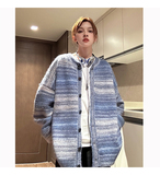 条纹开衫毛衣814-1-M392-P95控128（19尼龙19涤纶2氨纶60腈纶，男装针织衫/毛衣，星座814-1