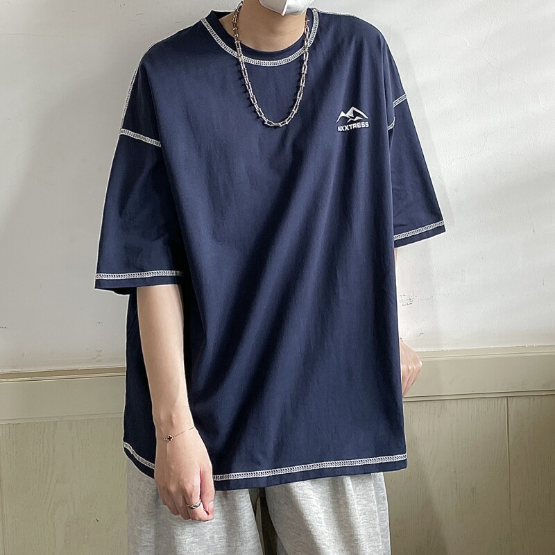 日系反车线短袖T恤（240克）814-1-T238-P4259（棉）,男装T恤,星座814-1