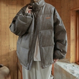 814-1-MF22-P158188水洗做旧PU皮棉服棉衣（100聚酯纤维），男装棉衣，星座814-1