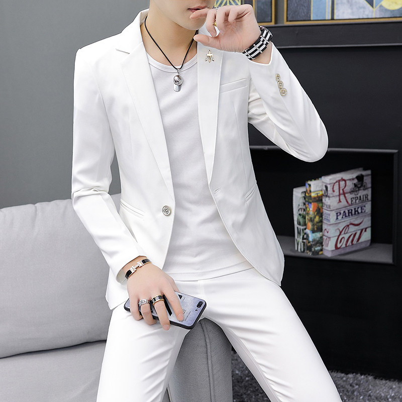 306B-2-LJT916-P125 常年做 2025春装西装西裤两件套装职业装西服图片
