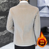306B-2-X906-P1002024秋冬毛呢外套加绒加厚时尚小西装男装，男装西服套装，星座507A（原星座306B-2）