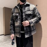306B-2-M638-P1052025秋冬毛圈时尚毛呢大衣外套夹克加棉加厚款，男装夹克，星座507A（原星座306B-2）