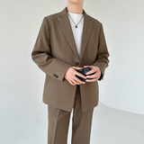 306B-2-T3230-P2002025春装轻熟风男士阔版西服两件套装，男装西服，星座507A（原星座306B-2）