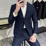 507A-T686-P2302025秋冬时尚男士西服西裤双扣两件套装礼服，男装西裤，星座507A（原星座306B-2）