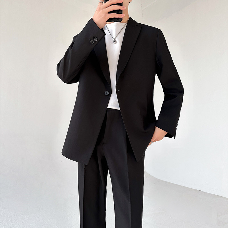 306B-2-T3230-P2002025春装轻熟风男士阔版西服两件套装,男装西服,星座507A（原星座306B-2）