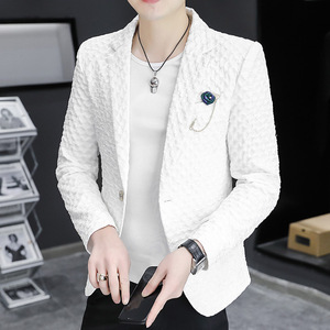 306B-2-X222-P80 2025秋季时尚男装小西服休闲西装外套图片