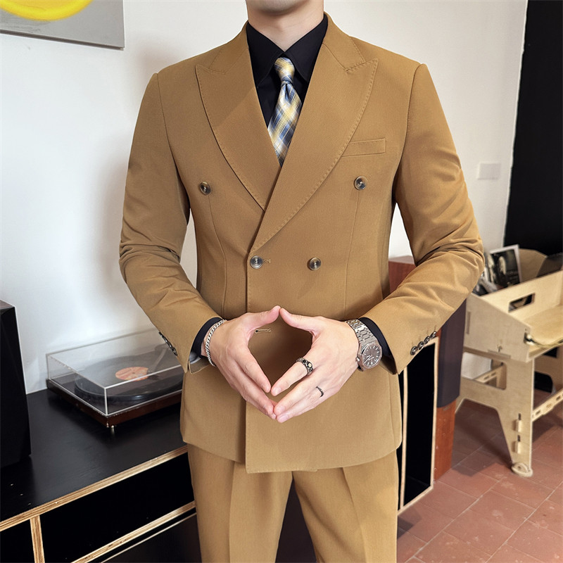 306B-2-SJT7722-P3052024英伦绅士时尚正装西服三件套结婚礼服,男装西服,星座507A（原星座306B-2）