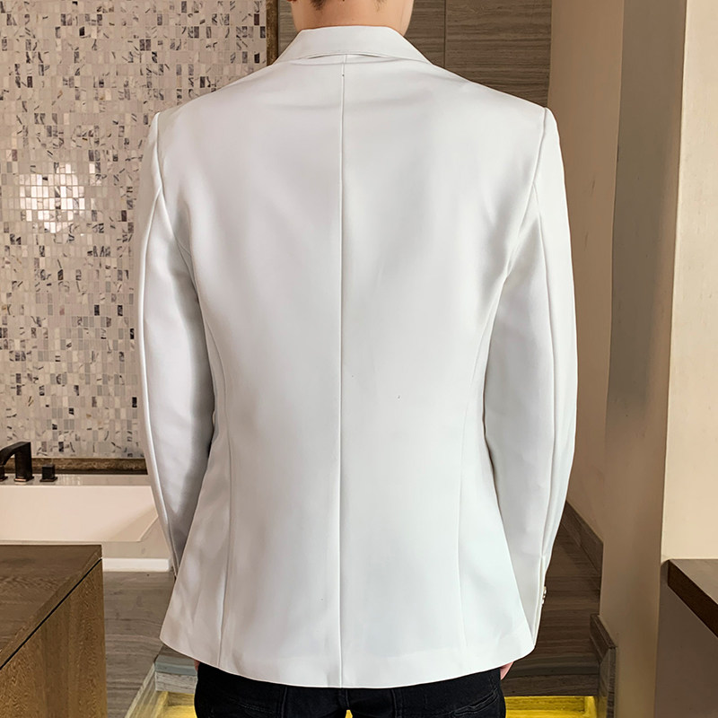 306B-2-XF080-P702025秋季时尚男装撞色拼接小西装西服外套,男装西服套装,星座507A（原星座306B-2）