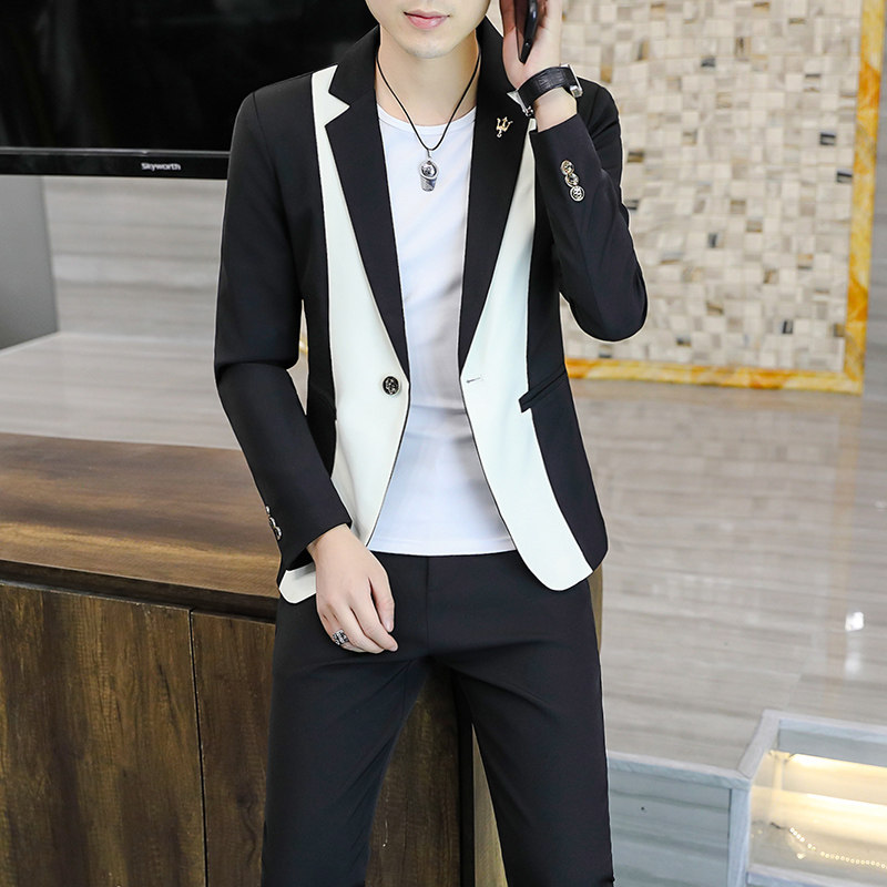 306B-2-T111-P1252025秋冬男士西服西裤两件套装礼服正装,男装西服,星座507A（原星座306B-2）