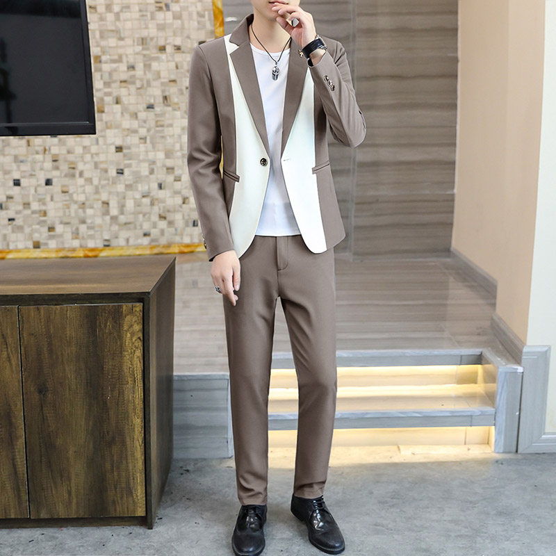 306B-2-T111-P1252025秋冬男士西服西裤两件套装礼服正装,男装西服,星座507A（原星座306B-2）