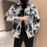 306B-2-K066-P702025春季时尚男士小伙风夹克痞帅外套，男装夹克，星座507A（原星座306B-2）