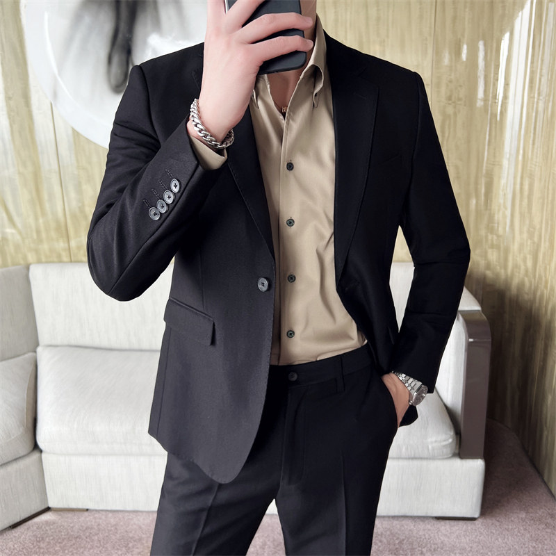 507A-T639-P2252025春季时尚男士西服西裤两件套装礼服,男装西服,星座507A（原星座306B-2）
