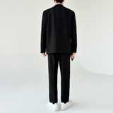 507A-T3250-P2302025秋冬男轻熟风纯色微阔西服西裤两件套装礼服，男装西服，星座507A（原星座306B-2）
