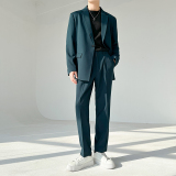 507A-T3250-P2302025秋冬男轻熟风纯色微阔西服西裤两件套装礼服，男装西服，星座507A（原星座306B-2）