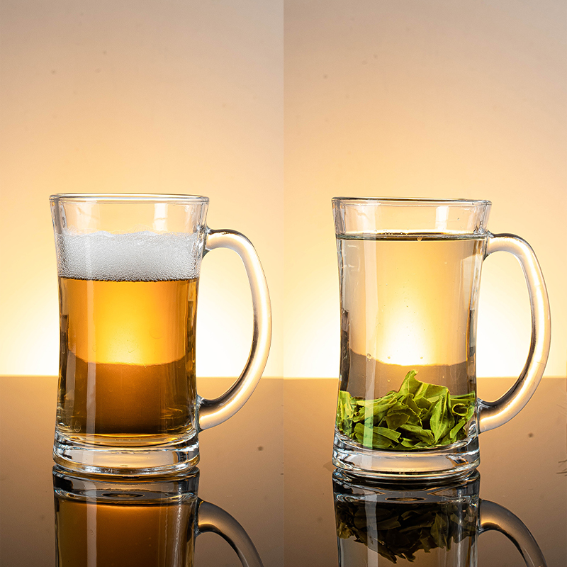 诠释爱啤酒杯加厚耐热