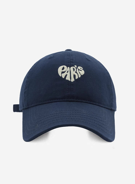 Charn Kiond 日本设计师联名款字母爱心刺绣棒球帽春夏时尚鸭舌帽