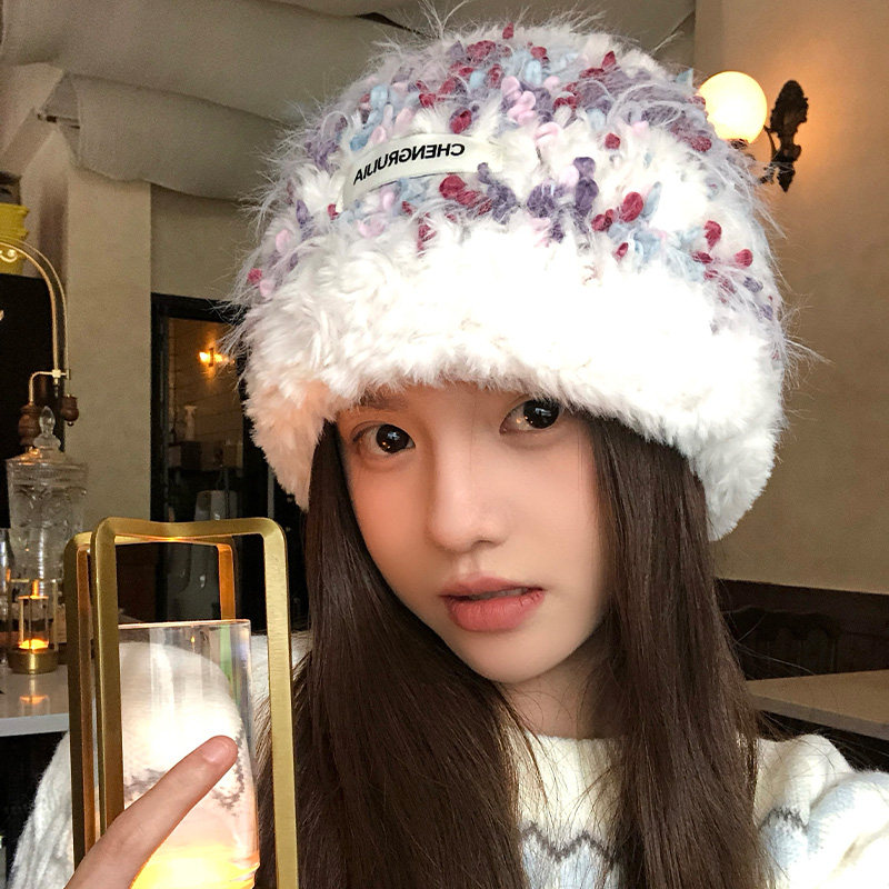 Charn Kiond 日本设计师联名款复古毛绒针织帽保暖护耳冷帽包头帽,服饰配件/皮带/帽子/围巾,手帕,淘宝优惠券,粉丝福利购,淘宝优惠卷