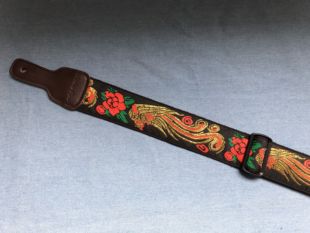 纯手工5CM刺绣凤凰通用吉他带贝斯带 Guitar strap个性吉他带