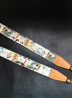 哆啦A梦永远滴蓝胖子纯手工相机背带微单单反相机带camera strap