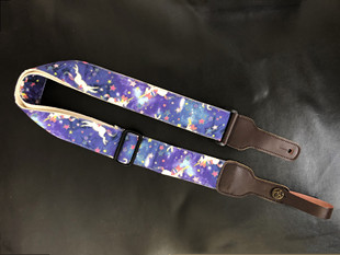 纯手工原创独角兽带海绵垫民谣吉他背带通用吉他带GUITAR STRAPS