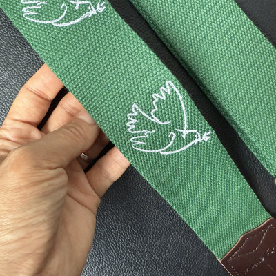 和平鸽墨绿色吉他背带贝斯背带