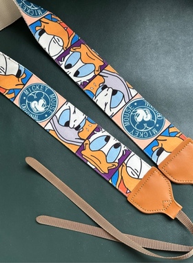 Unikstrap原创纯手工可爱卡通加宽舒适透气通用相机背带相机肩带