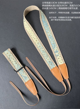 UNIKSTRAP原创手作真皮皮头复古做旧牛仔通用相机背带腕带手绳