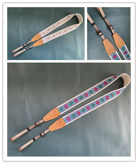 纯手工原创精美刺绣文艺典雅相机带单反微单拍立得通用相机带