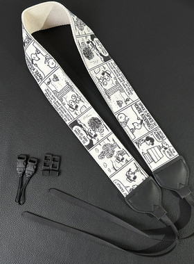 UNIKSTRAP原创可爱卡通漫画个性通用相机背带斜跨带5CM宽相机肩带