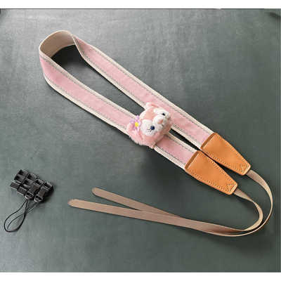 粉色卡通相机背带UNIKSTRAP